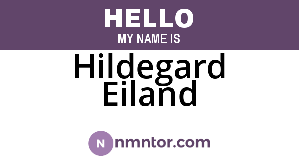 Hildegard Eiland