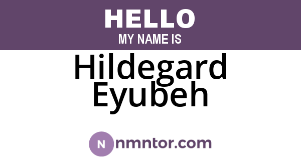 Hildegard Eyubeh