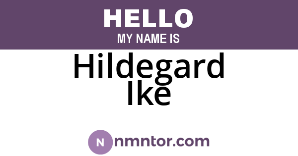 Hildegard Ike