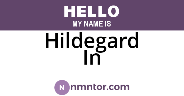 Hildegard In