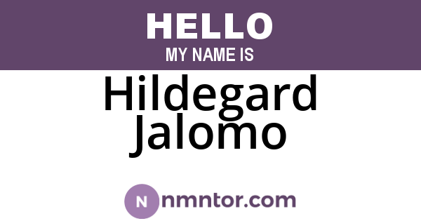 Hildegard Jalomo