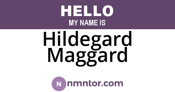Hildegard Maggard