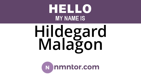 Hildegard Malagon