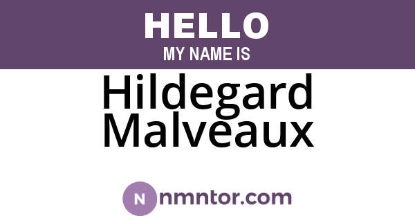 Hildegard Malveaux