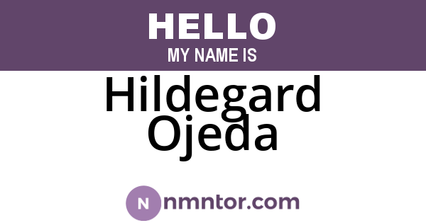 Hildegard Ojeda