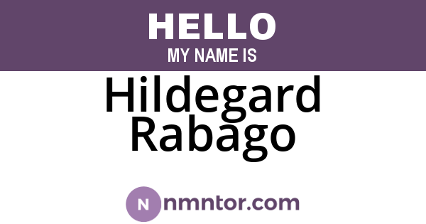 Hildegard Rabago