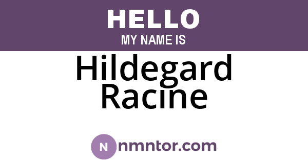 Hildegard Racine