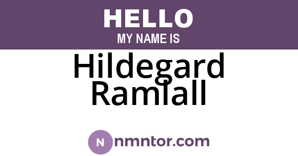 Hildegard Ramlall