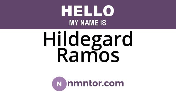 Hildegard Ramos