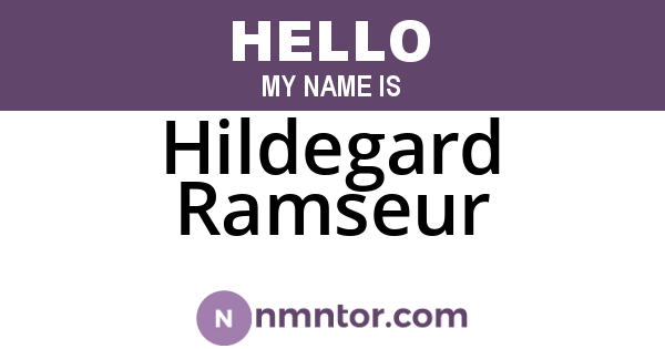 Hildegard Ramseur