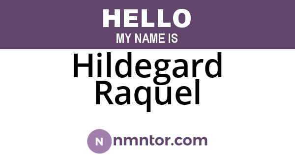 Hildegard Raquel