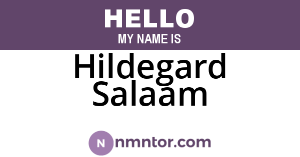 Hildegard Salaam