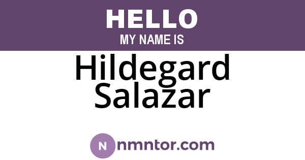 Hildegard Salazar