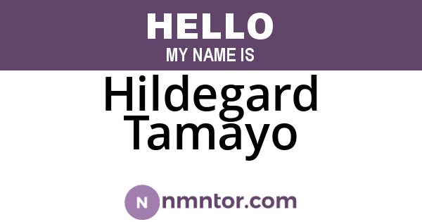 Hildegard Tamayo