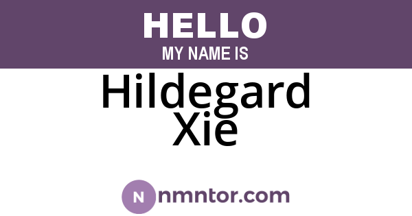 Hildegard Xie