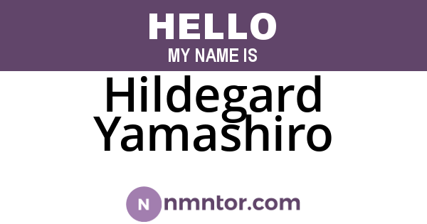 Hildegard Yamashiro
