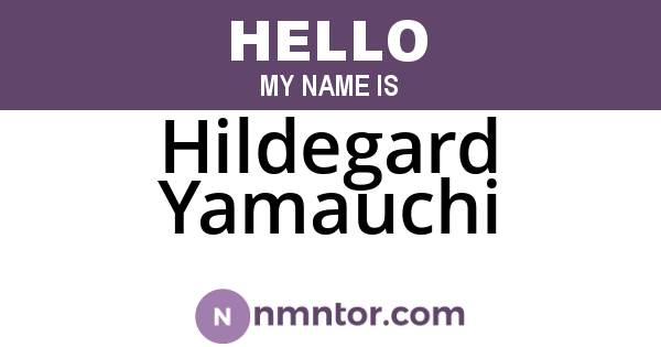 Hildegard Yamauchi