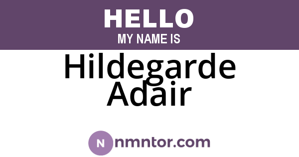 Hildegarde Adair