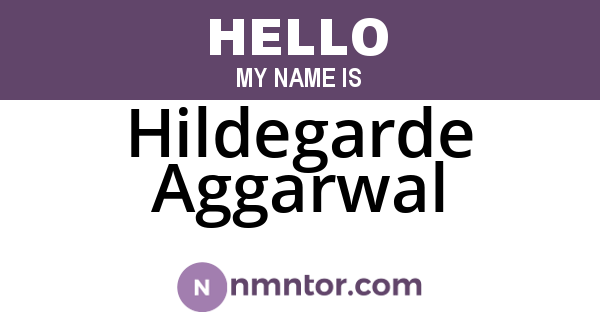 Hildegarde Aggarwal