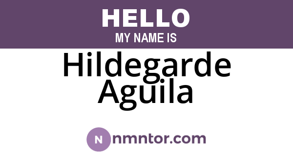 Hildegarde Aguila