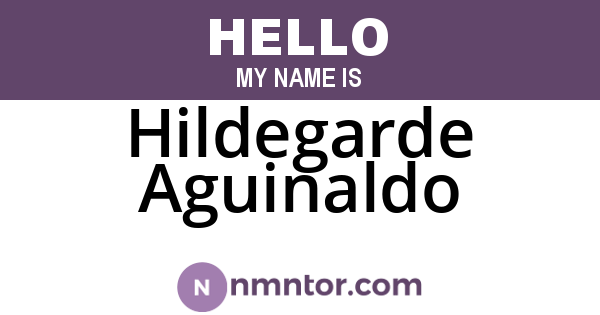 Hildegarde Aguinaldo
