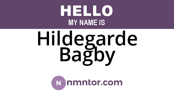 Hildegarde Bagby