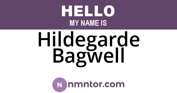Hildegarde Bagwell