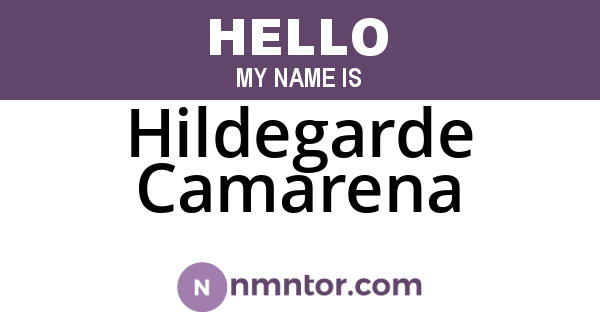Hildegarde Camarena