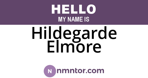 Hildegarde Elmore