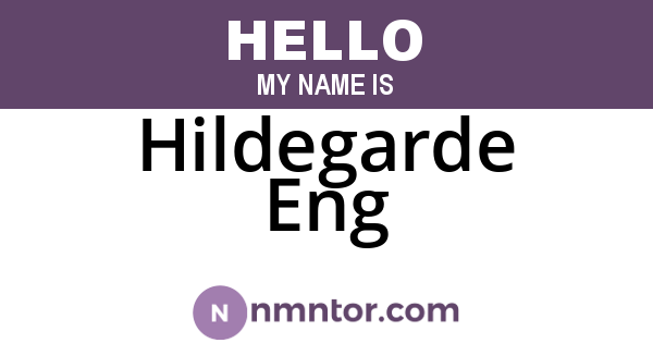 Hildegarde Eng