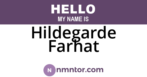 Hildegarde Farhat