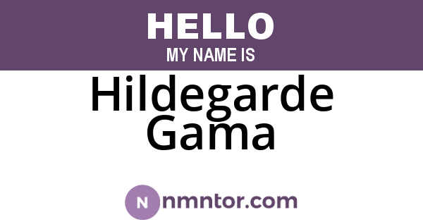 Hildegarde Gama