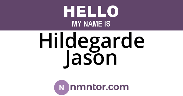Hildegarde Jason
