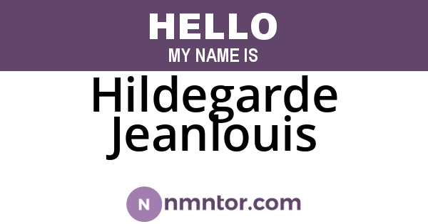 Hildegarde Jeanlouis