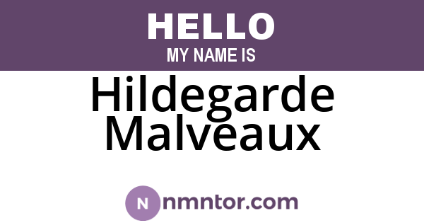 Hildegarde Malveaux