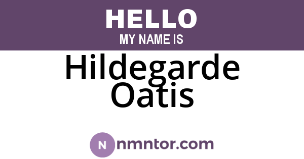 Hildegarde Oatis