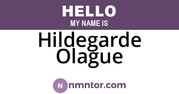 Hildegarde Olague