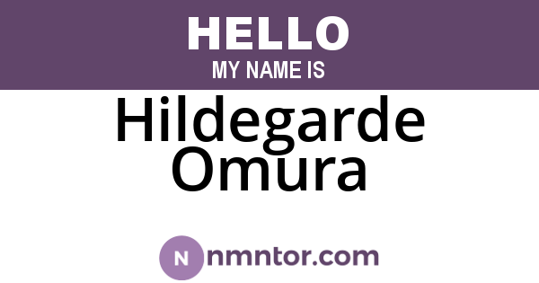 Hildegarde Omura