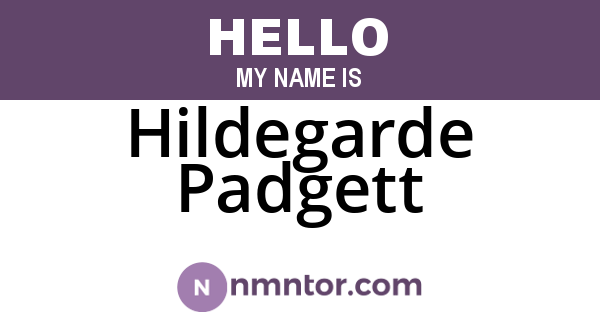 Hildegarde Padgett