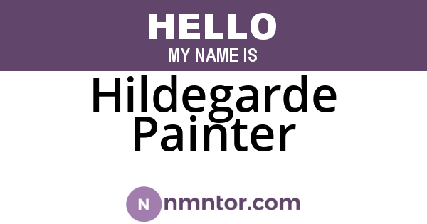 Hildegarde Painter
