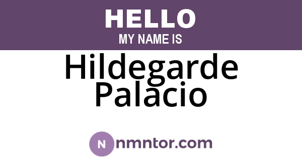 Hildegarde Palacio