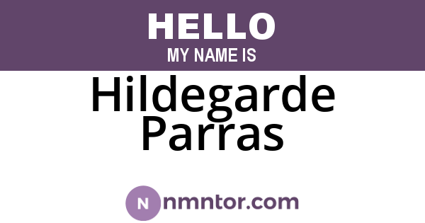 Hildegarde Parras