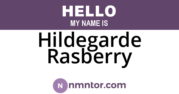 Hildegarde Rasberry