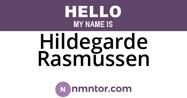 Hildegarde Rasmussen