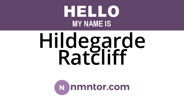 Hildegarde Ratcliff