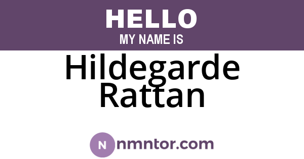 Hildegarde Rattan