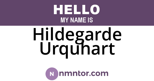Hildegarde Urquhart