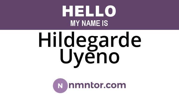 Hildegarde Uyeno