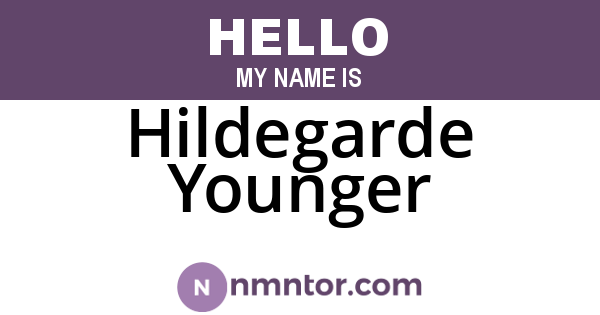Hildegarde Younger