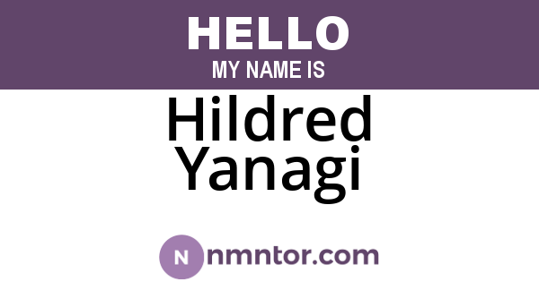 Hildred Yanagi